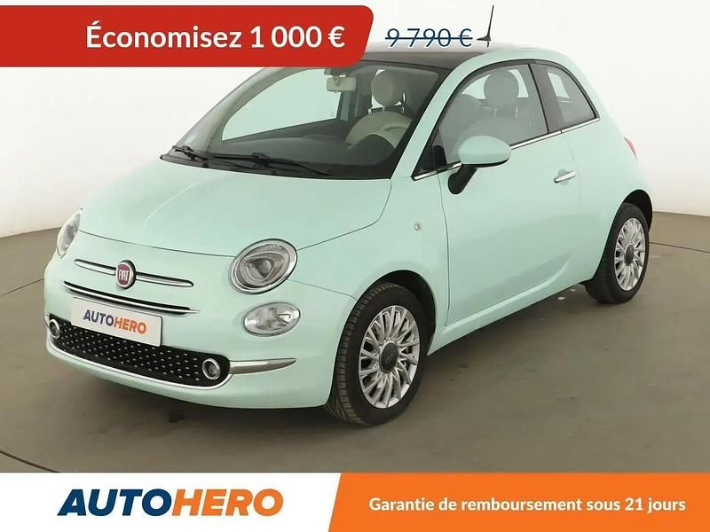 Vert Occasion 2019 Fiat 500 Lounge Citadine | 8 790 € (Bon prix) - Image 1/2