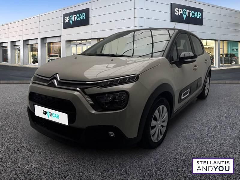 Beige Utilisé 2023 Citroën C3 PureTech Citadine | 12 190 € (Prix juste) - Image 1/4