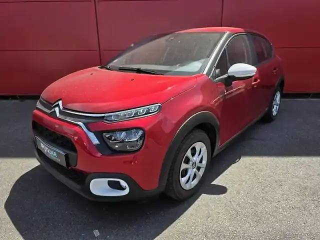 Rouge Utilisé 2023 Citroën C3 PureTech Citadine | 11 980 € (Prix juste) - Image 1/4