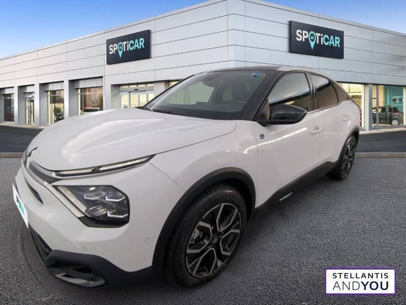 Blanc Utilisé 2022 Citroën e-C4 Shine Berline | 17 390 € (Prix juste) - Image 1/3