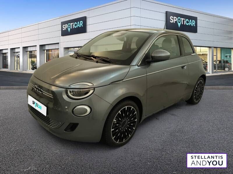 Gris Occasion 2021 Fiat 500e La Prima Berline | 17 089 € (Prix juste) - Image 1/4