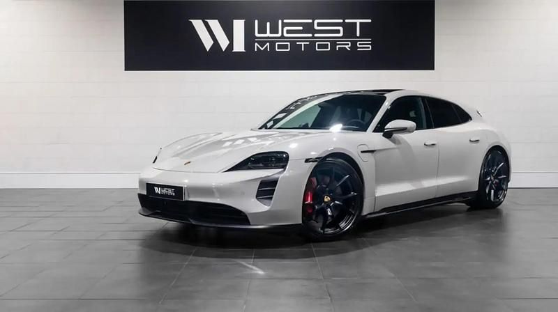 Gris Occasion 2022 Porsche Taycan Sport Turismo Break | 89 900 € (Prix juste) - Image 1/4