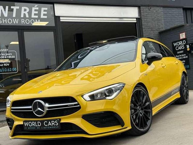 Occasion Mercedes CLA35 AMG AMG 306 ch (225 kW) 2019 Jaune Break