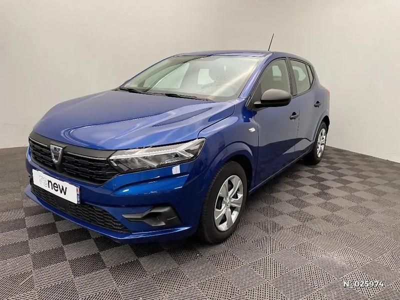 Bleu Utilisé 2022 Dacia Sandero Essentiel Citadine | 12 990 € (Bon prix) - Image 1/4
