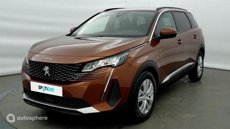 Brun Utilisé 2021 Peugeot 5008 Style | 19 200 € (Super prix) - Image 1/4