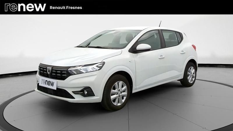Blanc Occasion 2022 Dacia Sandero Comfort Citadine | 12 480 € (Bon prix) - Image 1/4