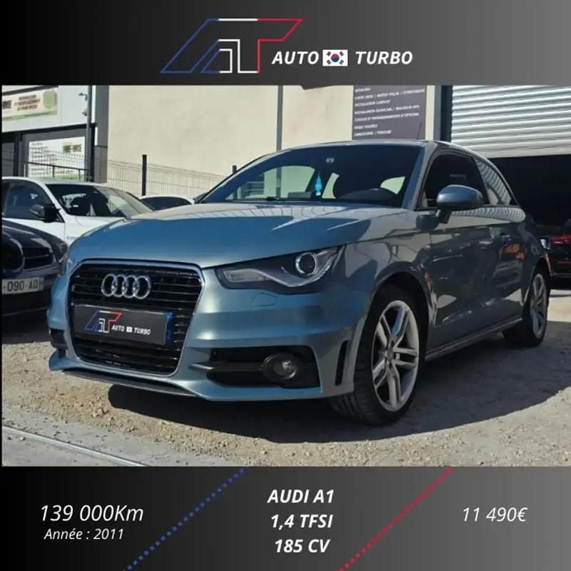 Bleu Occasion 2011 Audi A1 S-Line Berline | 10 990 € (Prix juste) - Image 1/4