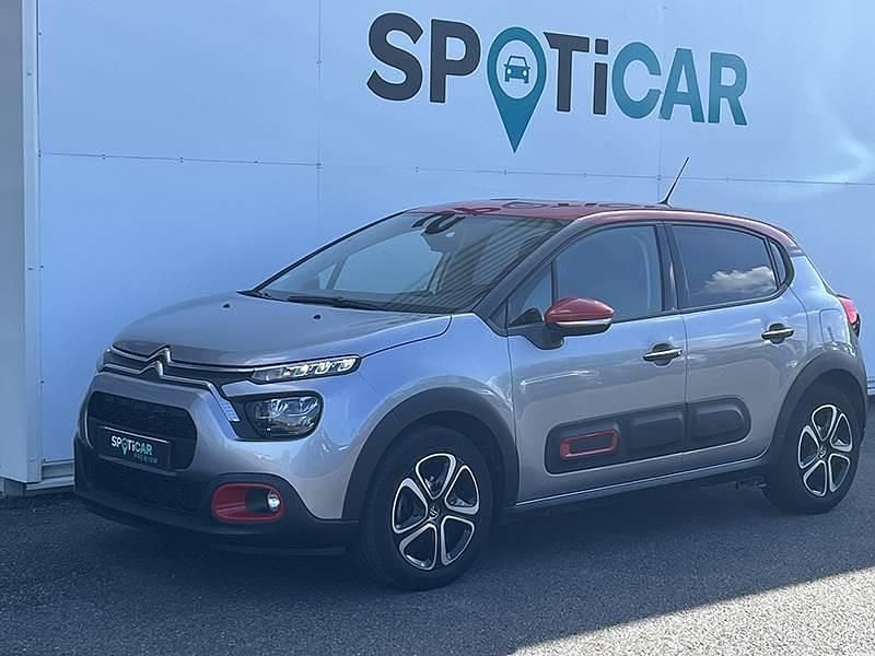 Gris Utilisé 2022 Citroën C3 PureTech Citadine | 12 290 € (Prix juste) - Image 1/4