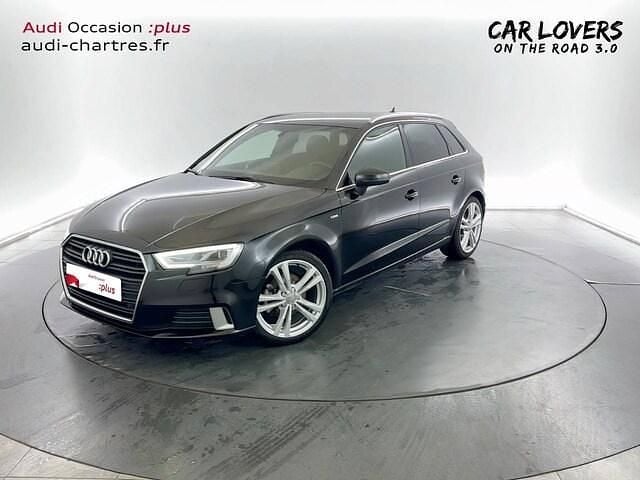 Noir brillant Occasion 2019 Audi A3 S-Line | 16 990 € (Bon prix) - Image 1/4