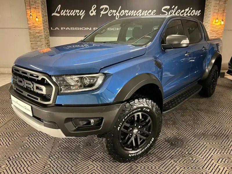 Bleu Utilisé 2019 Ford Ranger Raptor Pick-up | 42 990 € (Prix assez cher) - Image 1/4
