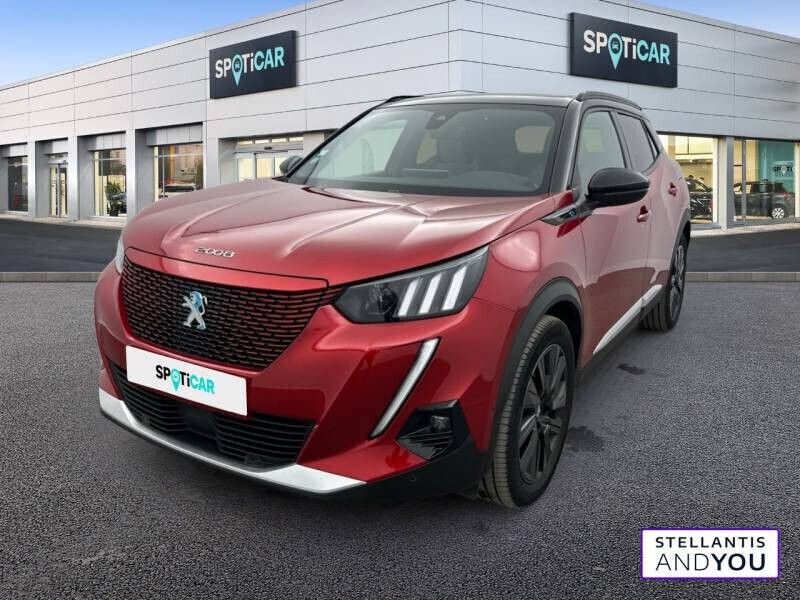 Rouge Utilisé 2021 Peugeot e-2008 GT SUV | 16 990 € (Bon prix) - Image 1/4