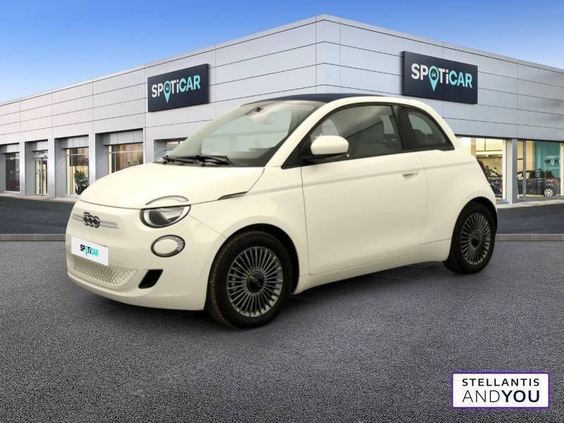 Blanc Utilisé 2022 Fiat 500e Cabriolet | 21 490 € (Prix juste) - Image 1/3