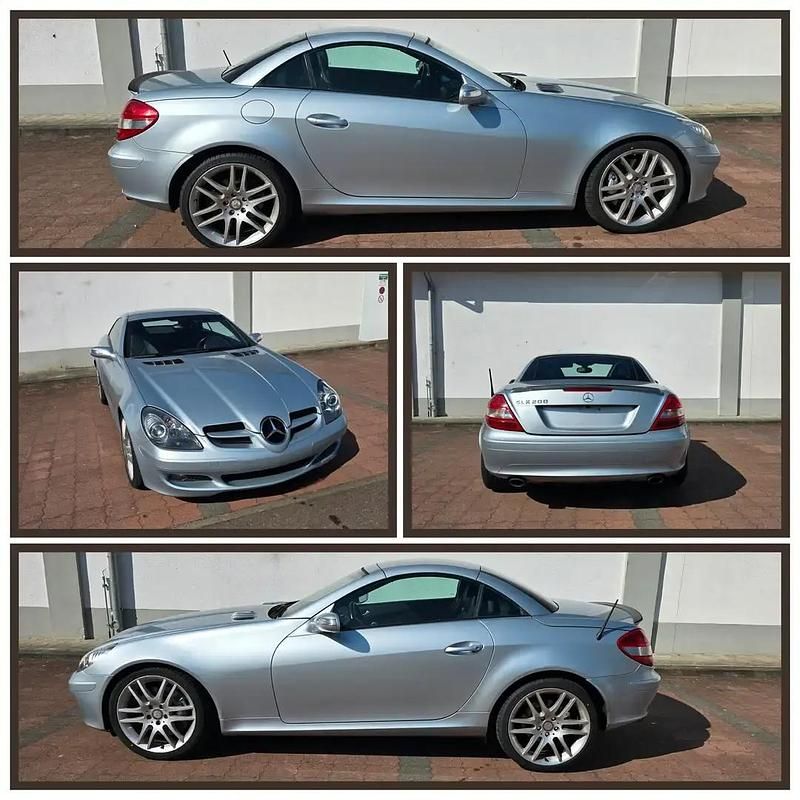 Gris Utilisé 2008 Mercedes SLK200 Cabriolet | 10 900 € - Image 1/4