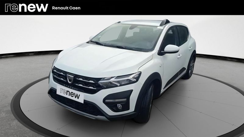 Blanc Utilisé 2021 Dacia Sandero Comfort Citadine | 11 490 € (Prix juste) - Image 1/4