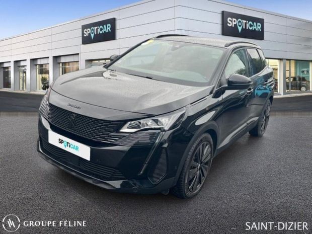 Noir Utilisé 2021 Peugeot 3008 GT | 27 990 € (Prix cher) - Image 1/4