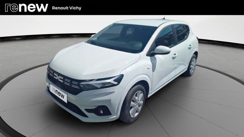 Blanc Utilisé 2024 Dacia Sandero Expression Citadine | 15 290 € (Prix juste) - Image 1/4