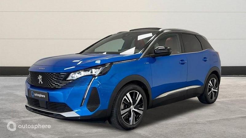 Noir Utilisé 2021 Peugeot 3008 GT SUV | 23 499 € (Prix juste) - Image 1/4
