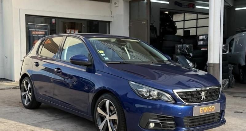 Bleu Utilisé 2019 Peugeot 308 Allure+ Berline | 13 290 € (Prix assez cher) - Image 1/4