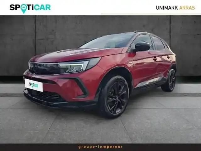 Rouge karmin métallisé/toit noir karbon Utilisé 2022 Opel Grandland X GS Line SUV | 21 795 € (Prix assez cher) - Image 1/4