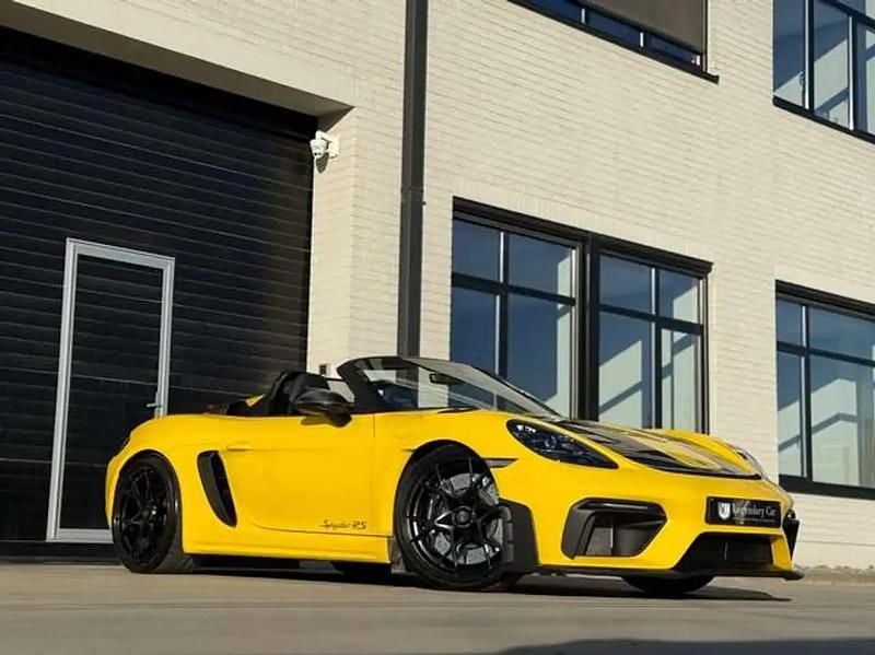 Occasion Porsche 718 Spyder 500 ch (367 kW) 2024 Jaune Cabriolet