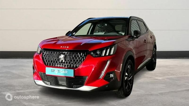 Rouge Occasion 2022 Peugeot 2008 GT SUV | 16 999 € (Bon prix) - Image 1/4
