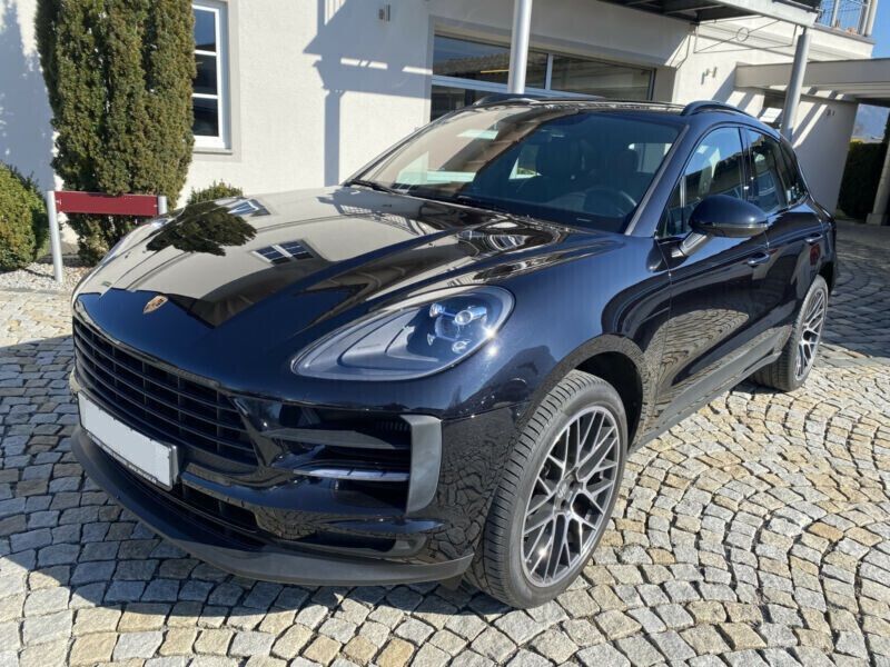 Noir tiefschwarz Occasion 2021 Porsche Macan S SUV | 86 830 € - Image 1/4