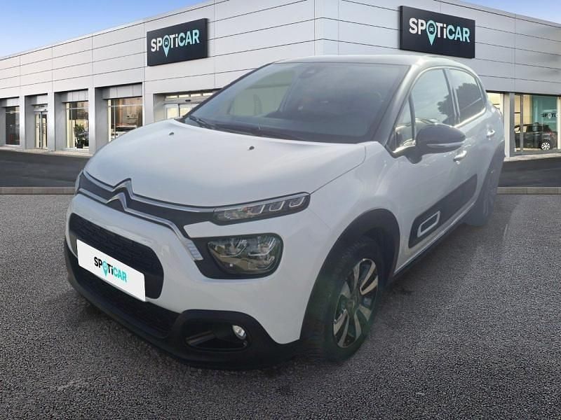 Blanc banquise (o) noir perla nera Utilisé 2023 Citroën C3 PureTech Citadine | 13 990 € (Prix juste) - Image 1/4