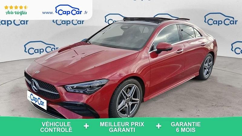 Occasion Mercedes CLA200 AMG line 163 ch (119 kW) 2024 Rouge Berline