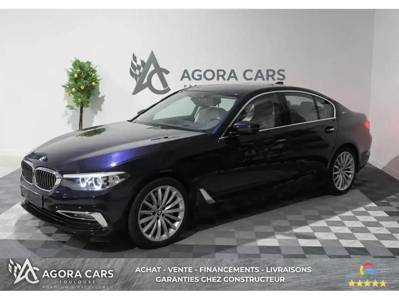 Bleu Occasion 2017 BMW 530e iPerformance Berline | 25 490 € (Prix juste) - Image 1/4
