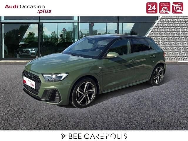 Vert district métallisé Utilisé 2024 Audi A1 Sportback S-Line Citadine | 30 890 € (Prix assez cher) - Image 1/4