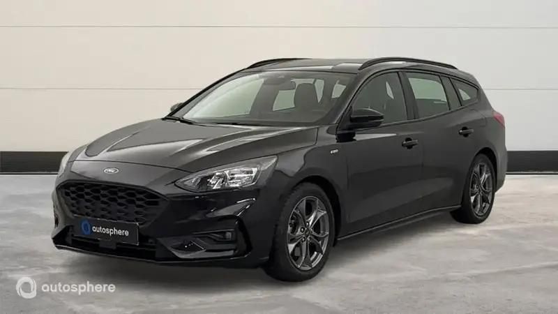Noir Utilisé 2022 Ford Focus ST-Line Break | 18 999 € (Bon prix) - Image 1/4