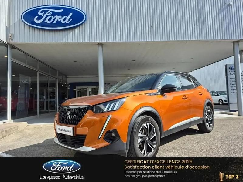 Orange Utilisé 2020 Peugeot 2008 GT-line SUV | 14 200 € (Prix juste) - Image 1/4
