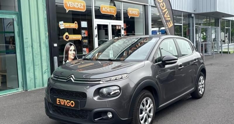 Gris Utilisé 2018 Citroën C3 PureTech Citadine | 6 490 € (Bon prix) - Image 1/4