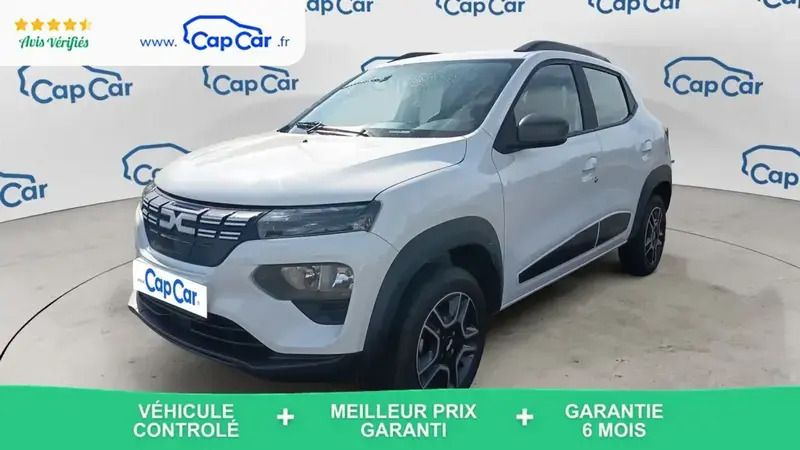 Blanc Utilisé 2023 Dacia Spring Expression Citadine | 9 990 € (Bon prix) - Image 1/4