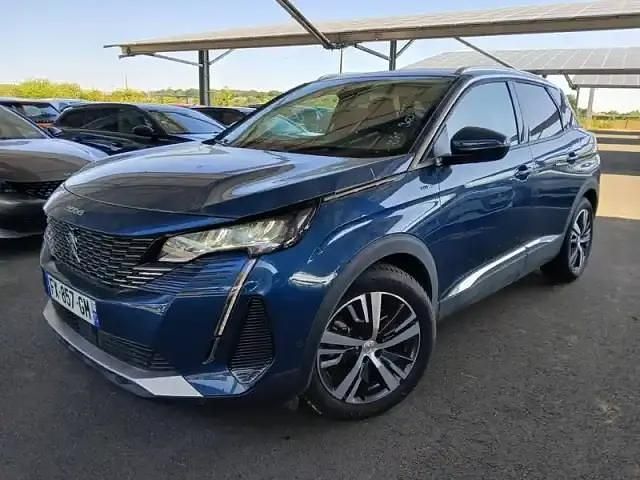 Bleu Utilisé 2021 Peugeot 3008 Allure | 23 500 € (Prix juste) - Image 1/4