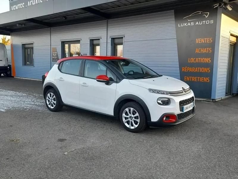 Blanc Occasion 2019 Citroën C3 Feel Berline | 8 450 € (Prix juste) - Image 1/4