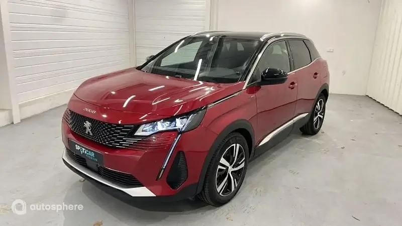 Rouge Utilisé 2022 Peugeot 3008 GT SUV | 28 999 € (Prix cher) - Image 1/4