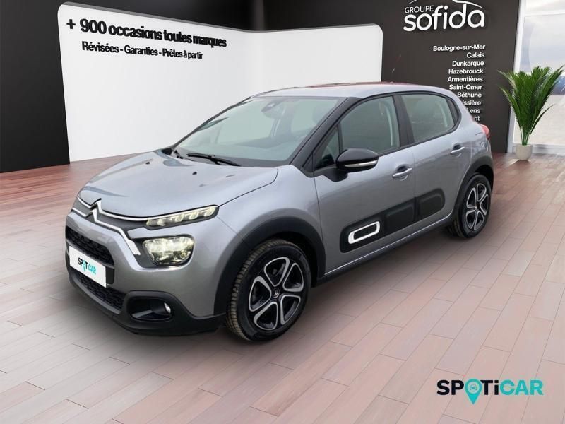 Gris Utilisé 2024 Citroën C3 PureTech Citadine | 18 990 € - Image 1/3