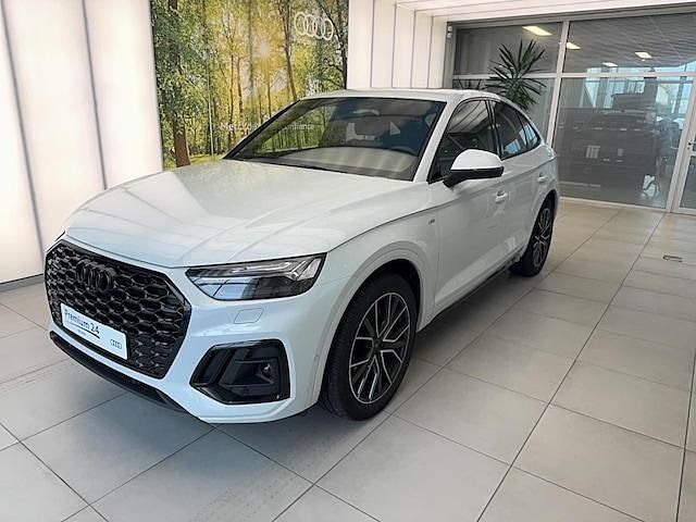 Blanc glacier métallisé Occasion 2024 Audi Q5 Sportback S-Line SUV | 72 590 € - Image 1/4