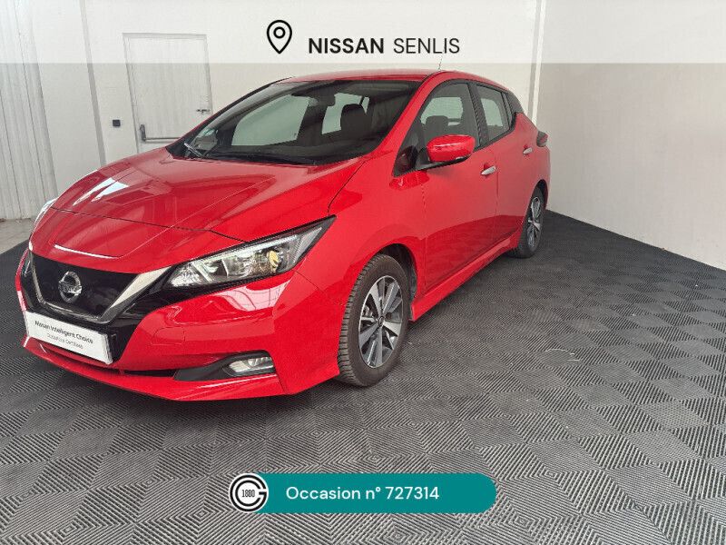 Rouge Utilisé 2021 Nissan Leaf Visia Citadine | 16 490 € (Prix assez cher) - Image 1/4