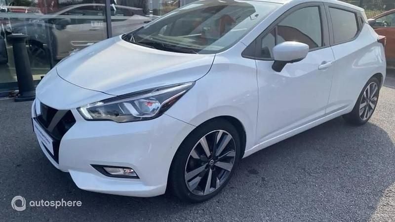Blanc Utilisé 2020 Nissan Micra Tekna Citadine | 11 499 € (Bon prix) - Image 1/4
