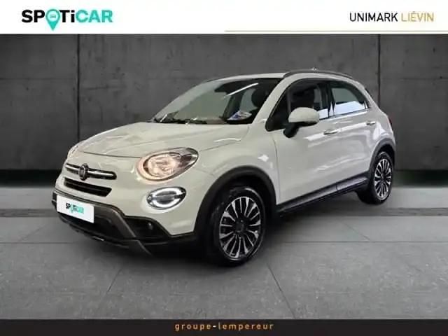 Blanc gelato pastel Occasion 2021 Fiat 500X Cross SUV | 14 990 € (Prix juste) - Image 1/4