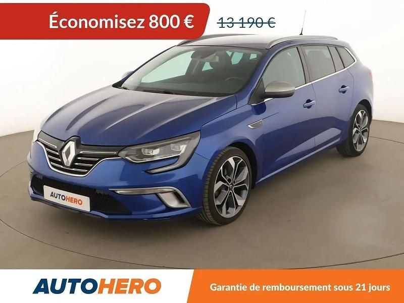 Bleu Occasion 2018 Renault Mégane GrandTour Intens Break | 12 390 € (Prix juste) - Image 1/2