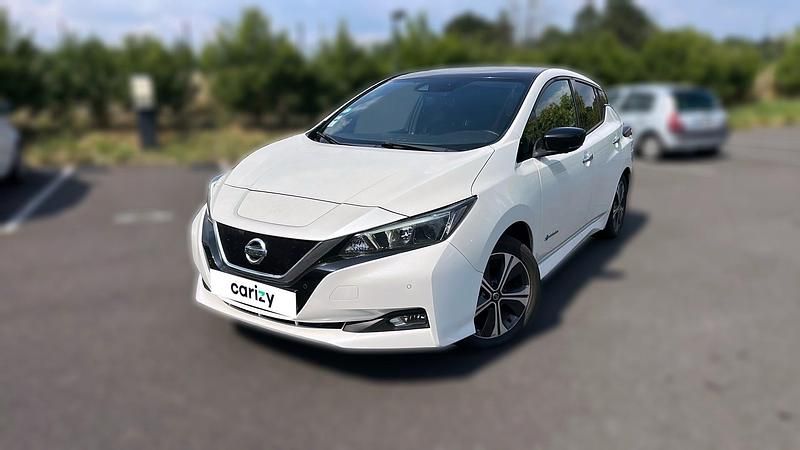 Blanc Utilisé 2018 Nissan Leaf Acenta Citadine | 7 600 € (Super prix) - Image 1/4