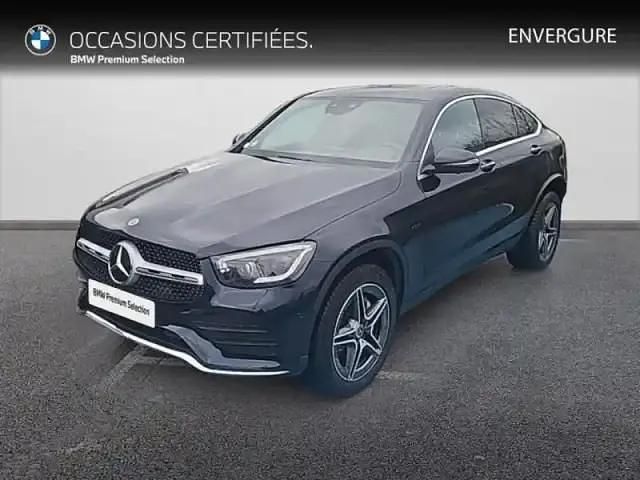 Bleu cavansite métallisé Occasion 2021 Mercedes GLC300 AMG line Coupé | 40 990 € (Super prix) - Image 1/4