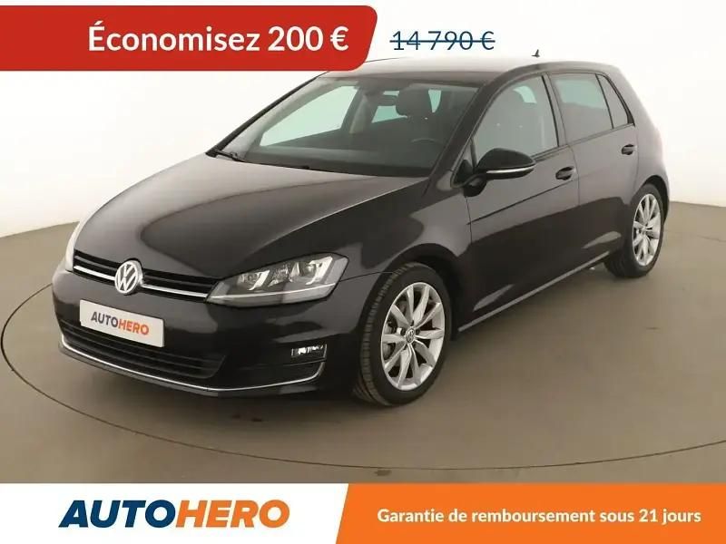 Noir Utilisé 2016 VW Golf VII Berline | 14 590 € (Prix juste) - Image 1/2