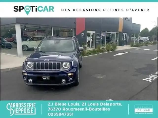 Bleu Utilisé 2021 Jeep Renegade Limited SUV | 18 900 € (Prix juste) - Image 1/4