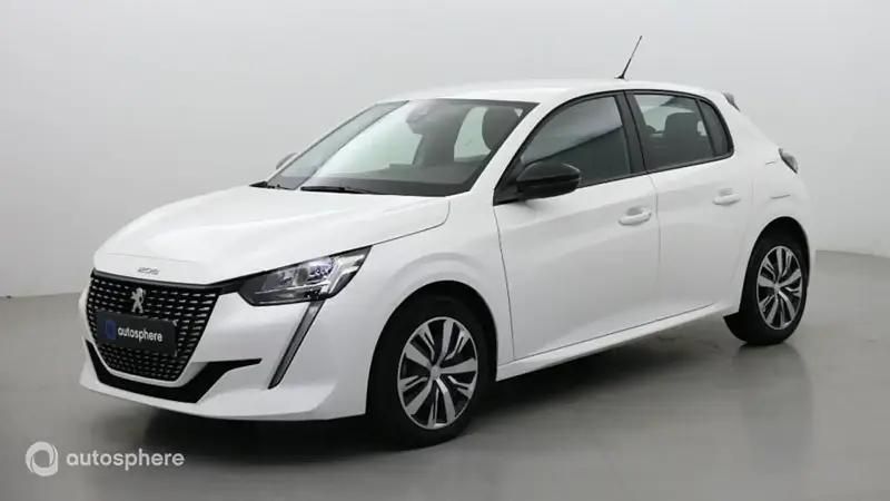 Blanc Utilisé 2023 Peugeot 208 Active Citadine | 13 999 € (Prix juste) - Image 1/4