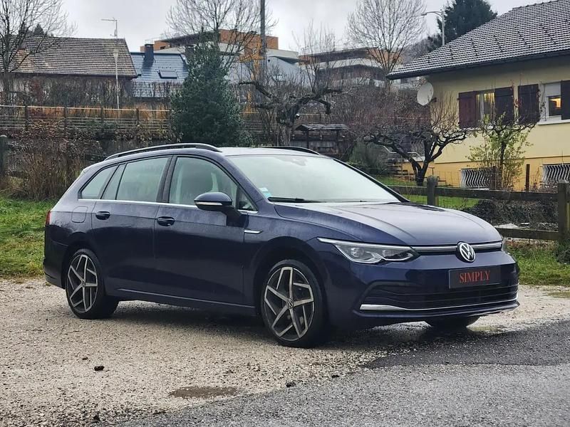 Bleu Occasion 2021 VW Golf VIII Style Break | 19 990 € (Bon prix) - Image 1/4
