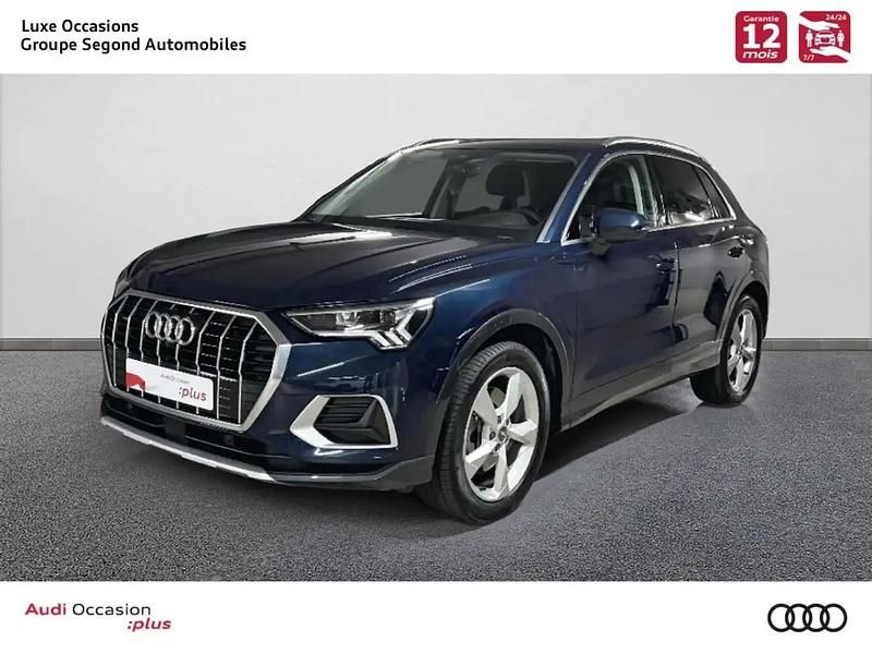 Bleu cosmos métallisé Utilisé 2019 Audi Q3 Design SUV | 28 900 € (Bon prix) - Image 1/4